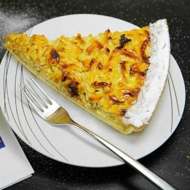 Fruchtwähen Apfel geraffelt