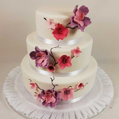 Hochzeitstorte Asia Flower