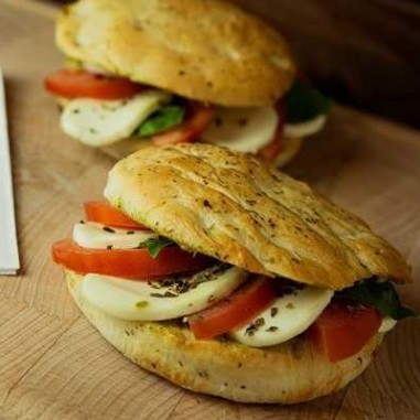 Oregano Ciabatta Tomaten/Mozzarella