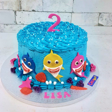 Baby Shark Torte