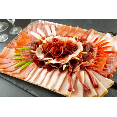 Fleischplatten schön assortiert