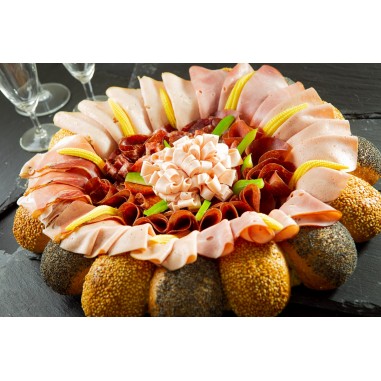 Fleisch und Käseplatte