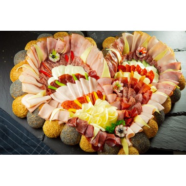 30er Z'vieri Platte Herzform (15 Personen)