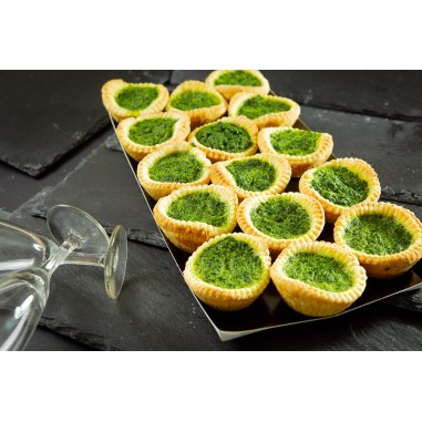 Spinatchüechli für einen Vegetraischen Apéro - Creabeck Sins, Cham und Rotkreuz