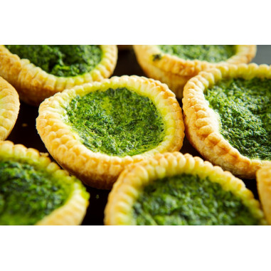 Spinatchüechli für einen Vegetraischen Apéro - Creabeck Sins, Cham und Rotkreuz