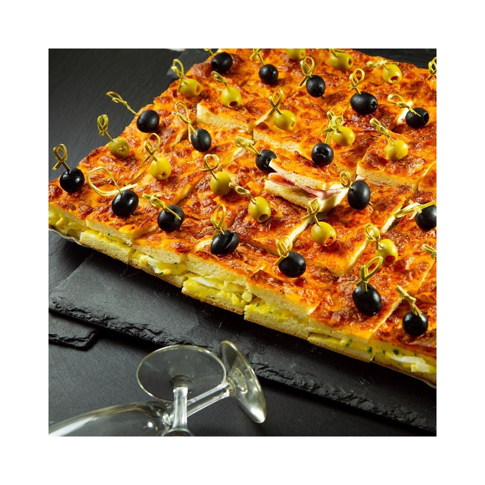 Pizzawürfel gefüllt Platte gross Pizzawürfel gefüllt Platte gross