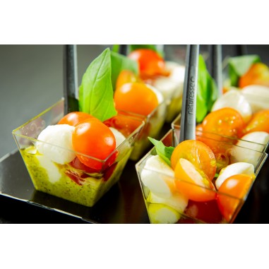 Fingerfood mit Cherry Tomaten und Mozzerellakugeln - Creabeck Zug