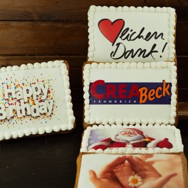 Lebkuchen mit Print 220mm x 165mm