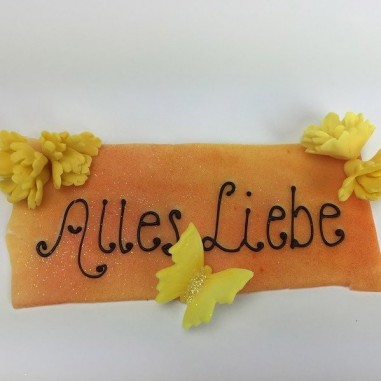 Decor Schild für Torte klein