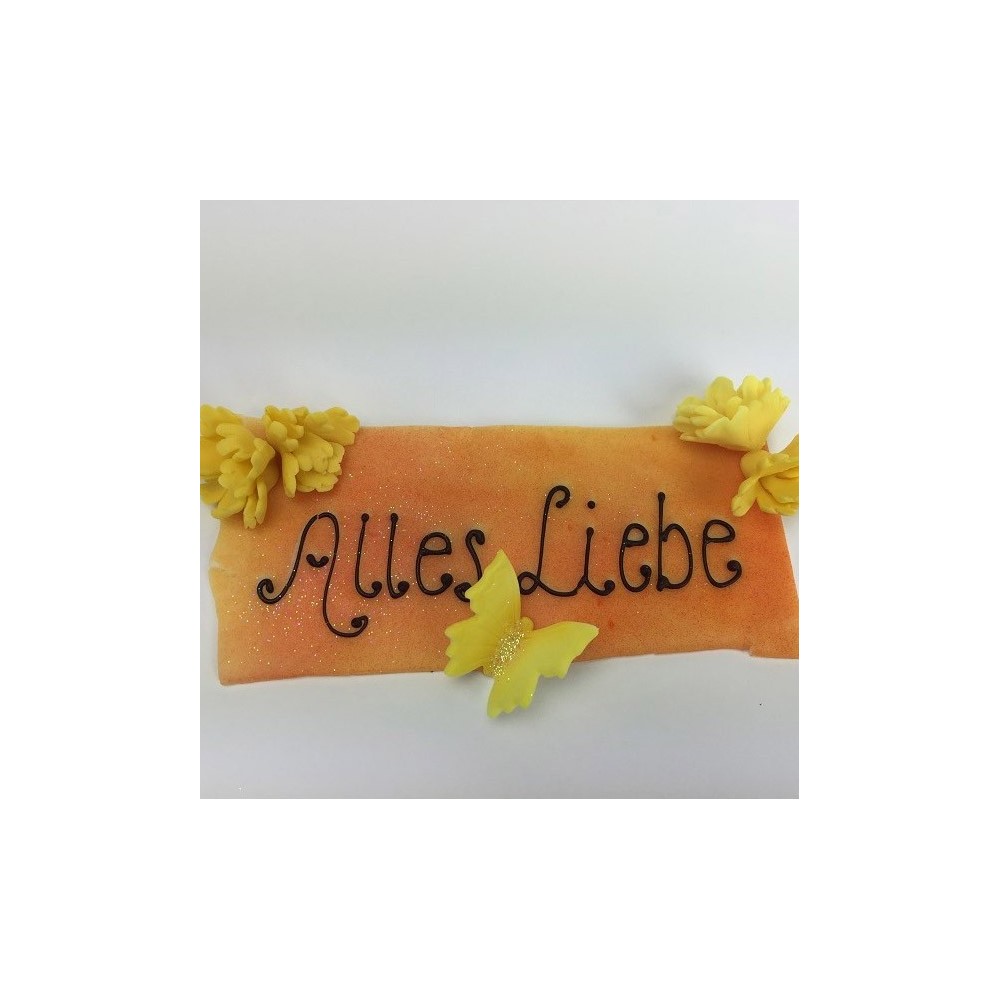 Decor Schild für Torte klein Decor Schild für Torte klein