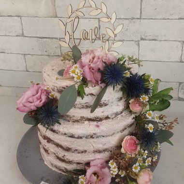 Semi-Naked Cake Hochzeitstorte - Creabeck Hünenberg, Baar