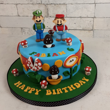 № 3002 Motivtorte - Super Mario World