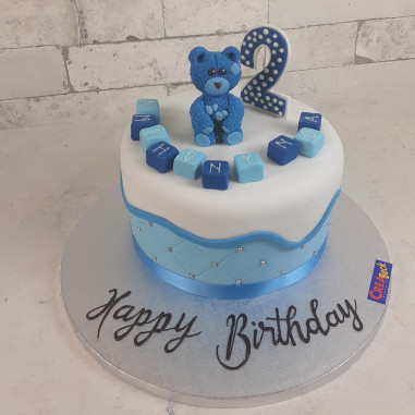 Little bear Cake Blau