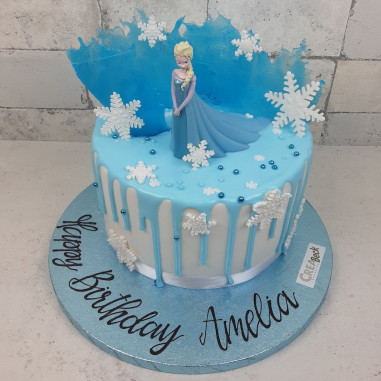 № 3009 Buttercreme - Drip Cake - Elsa