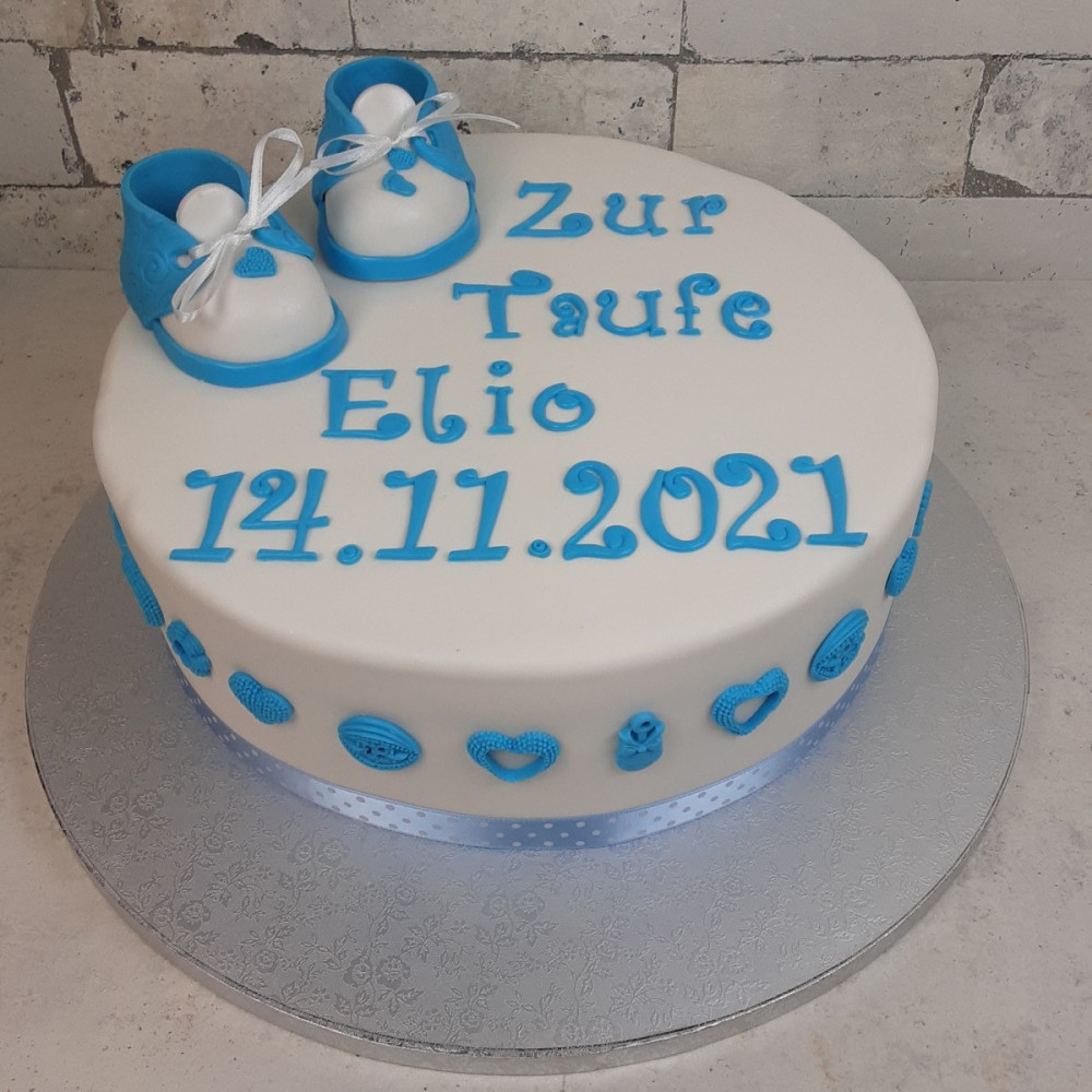 Tauftorte Boys Shoes