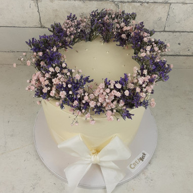 Torte mit echten Blumen- Creabeck Hünenberg Zug