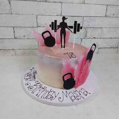 Fitness Girl Torte- Creabeck Hünenberg Zug
