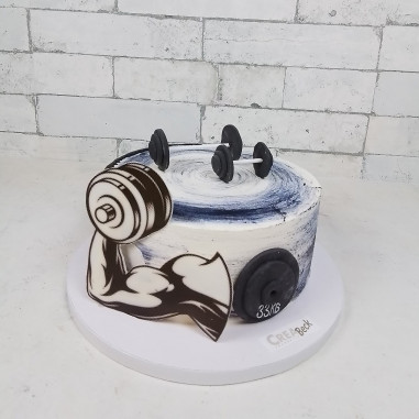 fitness black & white Torte- Creabeck Hünenberg Zug