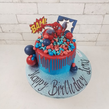 № 3059 Drip Cake - Spidermann