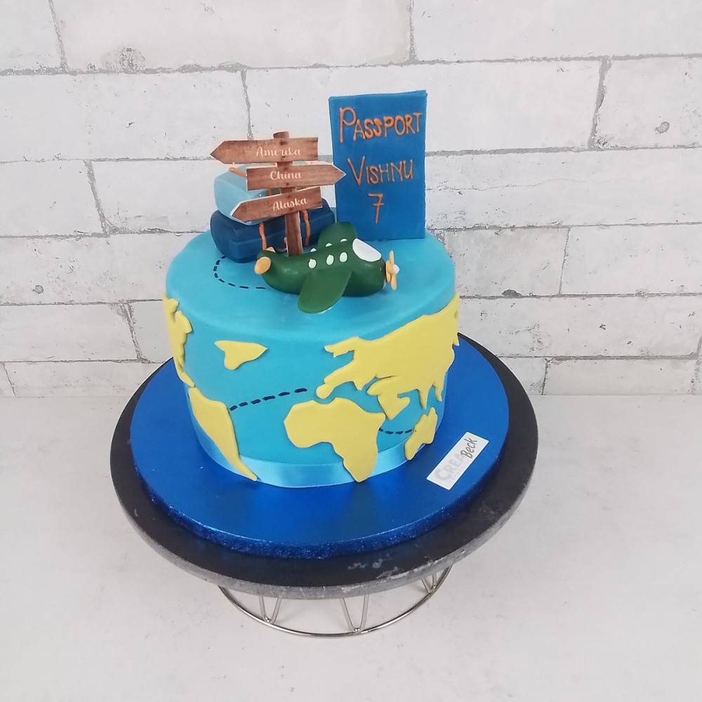 Weltreise-Torte