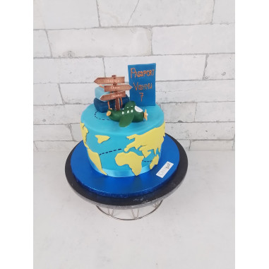 Weltreise-Torte