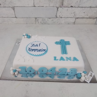 Kommunions Torte Flower-Creabeck Sins