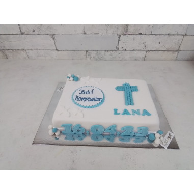 Kommunions Torte Flower-Creabeck Sins