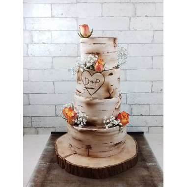 Hochzeitstorte in Baumobjekt  Birke - Creabeck Zug Luzern