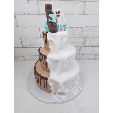 № 1057 Classic Wedding Cake - Milky & Schoki