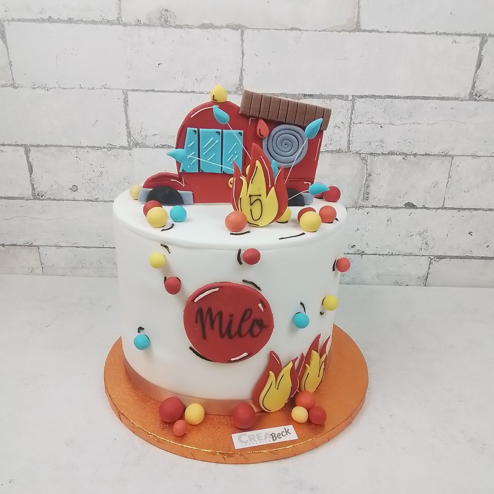 Fürio Feuerwehr Torte- Creabeck Zug, Rotkreuz