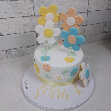 Blumen Lolly Torte- Creabeck Hünenberg Zug