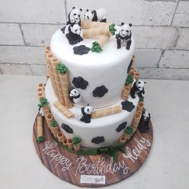 Panda Bären Torte - Creabeck Zug, Sins, Cham, Hünenberg