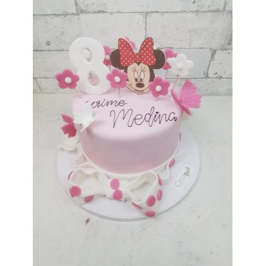 rosa Minnie Maus Torte- Creabeck Zug, Sins, Cham, Hünenberg