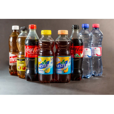 Mineral und Süssgetränke 0,5 Liter PET