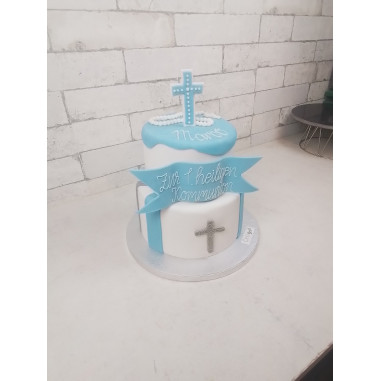 Kommunions Torte mehrstöckig Creabeck