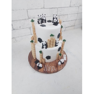№ 3040 Motivtorte Panda Bären