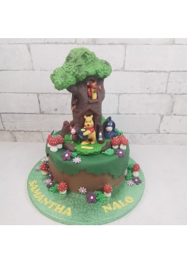 Winnie Pooh der Bär Kindertorte, Motivtorte, Creabeck Sins, Cham