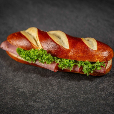 Laugenbaguette mit Käse