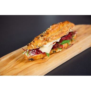 Saison Sandwiche Kürbisbrötli mit Rindeheu und Feige