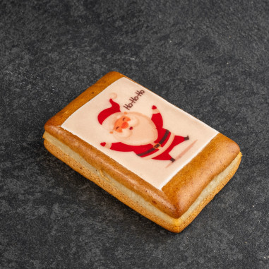 Lebkuchen Ho Ho Ho gefüllt 9x6 cm
