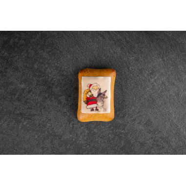 Lebkuchen mit Esel leer 9x6 cm