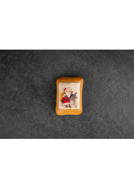 Lebkuchen mit Esel leer 9x6 cm