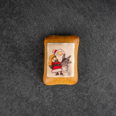 Lebkuchen mit Esel leer 9x6 cm