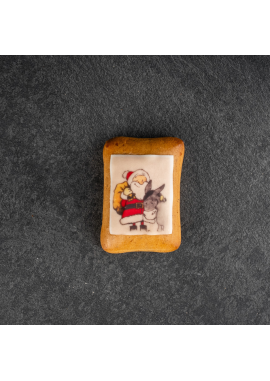 Lebkuchen mit Esel leer 9x6 cm