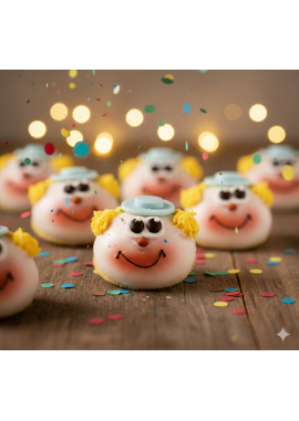 Fantasie Vanillekopf - Clown