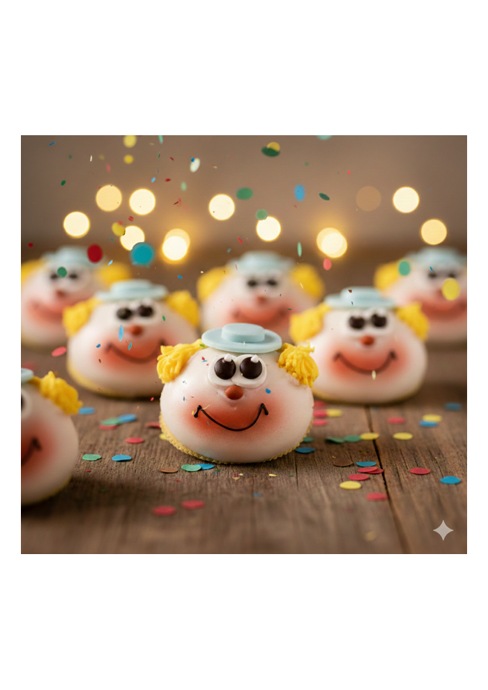 Fantasie Vanillekopf - Clown