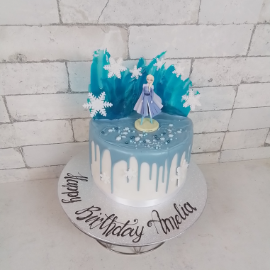 Drip Cake Elsa Torte- Creabeck Zug, Sins, Cham, Hünenberg