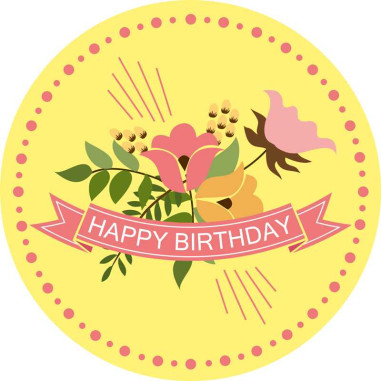 Versandtorte Happy Birthday